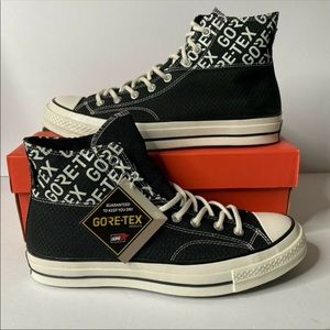 NEW Converse Waterproof Chuck Taylor 70 GORE-TEX Unisex HighTop Black Size 10